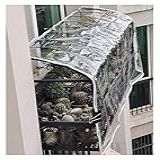 LIJINBO Lonas Resistentes Folha Impermeável De PVC De 0 3 Mm Resistência Suave Ao Clima Resistente A Rasgos Com Ilhós De Metal Para Móveis De Jardim Tenda Terraço Cor Transparente Tamanho 1 8