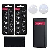 LIKODA TEK Domos Para Aparelhos Auditivos Oticon Minifit Double Vent Bass Domes 2 Pacotes 8 Mm Domos Universais Para Suprimentos De Aparelhos Auditivos Oticon
