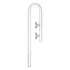 Lily Pipe Classic Wfish Vidro 13mm  inflow   Entrada 