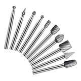 Lima E Fresa Rotativa P micro Retifica Dremel 1 8 Kit C 10pc