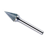 Lima Rotativa Metal Duro 10mm X 20 Corte Duplo Cônica