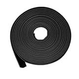 Limitador De Grama Para Jardim 50 Metros X 10 5cm Borda Reforçada Preto