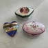 Limoges Antiga Rara Coleção 3 Caixinhas Porcelana Francesa