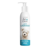 Limpa Lágrimas Limpador De Olhos Cães Gatos Pet Clean 100ml