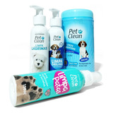 Limpa Patas Orelhas Lagrimas Lenço Cão Gato Pet Clean