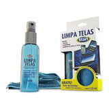 Limpa Telas Celular Notebook Monitor Lcd Tv Start Kit 120ml