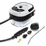 Limpador A Vapor Pressurizado De Alta Temperatura 2500W Máquina Portátil De Limpeza A Vapor De Alta Pressão Tanque Portátil De 110V 1000Ml Para Carro De Banheiro De Cozinha Branco 190X150X130Mm