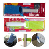 Limpador De Box Frestas Limpa Vidros Janela Refil Microfibra
