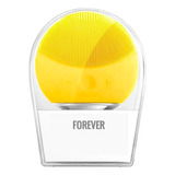 Limpador De Massageador Facial Elétrico Recarregável Usb Amarelo