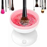 Limpador De Pincel Elétrico Automatico Limpeza Rápida E Eficiente De Pincéis De Maquiagem Tecnologia Moderna Design Minimalista Limpeza Profunda Ideal Para Todos Os Tipos De Pincéis AlverSun