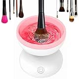 Limpador De Pincel Elétrico Automatico Limpeza Rápida E Eficiente De Pincéis De Maquiagem Tecnologia Moderna Design Minimalista Limpeza Profunda Ideal Para Todos Os Tipos De Pincéis BOLYDOOM