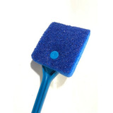 Limpador Esponja De Cabo Plastico 40 Cm Para Aquarios