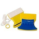 LIMPADOR MAGNETICO DE VIDROS AQUARIO E JANELA COM FELTRO EXTRA
