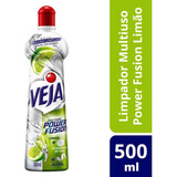 Limpador Multiuso Limão Veja Power Fusion Frasco 500ml