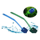 Limpador P Aquarios Com Cabo De 40cm De Plastico E Esponja