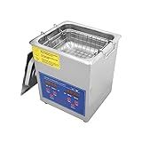 Limpador Ultrassônico De 1 3L Com Cronômetro Digital Aquecedor Máquina Profissional De Limpeza Por Ultrassom Aquecido Para óculos De Moedas De Relógio De Joias Aquecedor 100W Ultrassônico 60W Silver US Plug