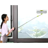 Limpador Vidros Sacadas Rodo Articulado Mop   2 Micro Fibra
