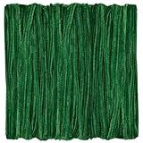 Limpadores De Cachimbo 100 Peças Hastes De Chenille Cores Preto E Branco Para Decorações De Arte Faça Você Mesmo Artesanato Criativo 6 Mm X 30 Cm