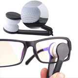 Limpadores De Óculos Mini Escova Microfibra Limpeza Kit 6un