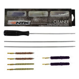 Limpeza Cano Carabina Kit 9 Peças Ntk Cleaner 4 5mm 5 5mm