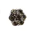 Linda Aplicacao Em Strass Cristal Marrom Flor