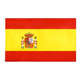 Linda Bandeira Espanha Oficial  1 50x0 90mt Dupla Face Ilhos