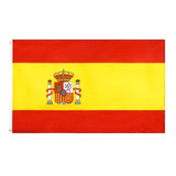 Linda Bandeira Espanha Oficial 1 50x0 90mt Dupla Face Ilhos