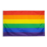 Linda Bandeira Lgbt Oficial 1 50x0 90mt Dupla Face Envio Hj