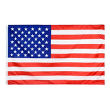 Linda Bandeira Usa Oficial 1 50x0 90mt Dupla Face 