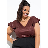 Linda Blusa Cropped Feminina