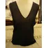 Linda Blusa Preta Em Linha Brilhosa Bordada Canutilho Tam. G