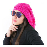 Linda Boina Trança Gorro Beanie Touca Feminina Várias Cores