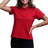 Linda Camisa Polo Feminina