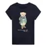 Linda Camiseta Azul Marinho Polo Bear Ralph Lauren - Menina