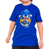 Linda Camiseta Sonic Infantil