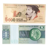 Linda Cédula C239 5000 Cinco Mil Cruzeiros Reais O Gaúcho Fe