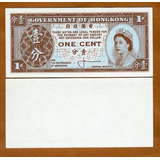 Linda Cédula De Hong Kong 1 Cent 1961/71 - Rainha Elizabeth 