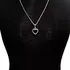 Linda Choker Veneziana 40cm Pingente Coração Prata 925