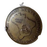 Linda Medalha Antiga De 50mm Honra