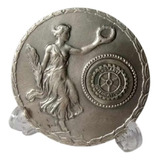 Linda Medalha Grande De 50mm Rotary
