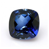 Linda Safira Azul Pedra Preciosa Corte Cushion 8x8mm 2 3cts