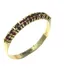 Lindinha Rubis Meia Aliança Ouro 18k De 1,0 Pt A8812-76093 