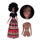 Lindíssima Boneca Afro Fashion Negra Tipo