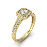 Lindo Anel Em Ouro