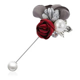 Lindo Broche Alfinete De Luxo Flor