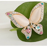 Lindo Broche Dourado Borboleta