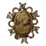 Lindo Broche Dourado Madreperola