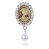 Lindo Broche Dourado Madreperola