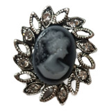 Lindo Broche Prateado Madreperola