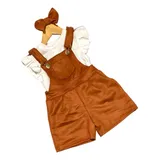 Lindo Conjunto Jardineira Blusinha